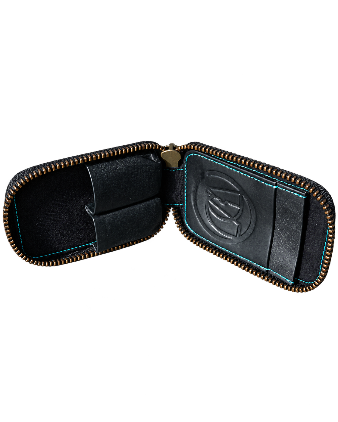 DJ Wallet 2 Pocket interior blue stitching