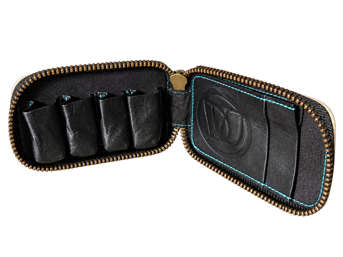 DJW 4 Pocket interior blue stitching