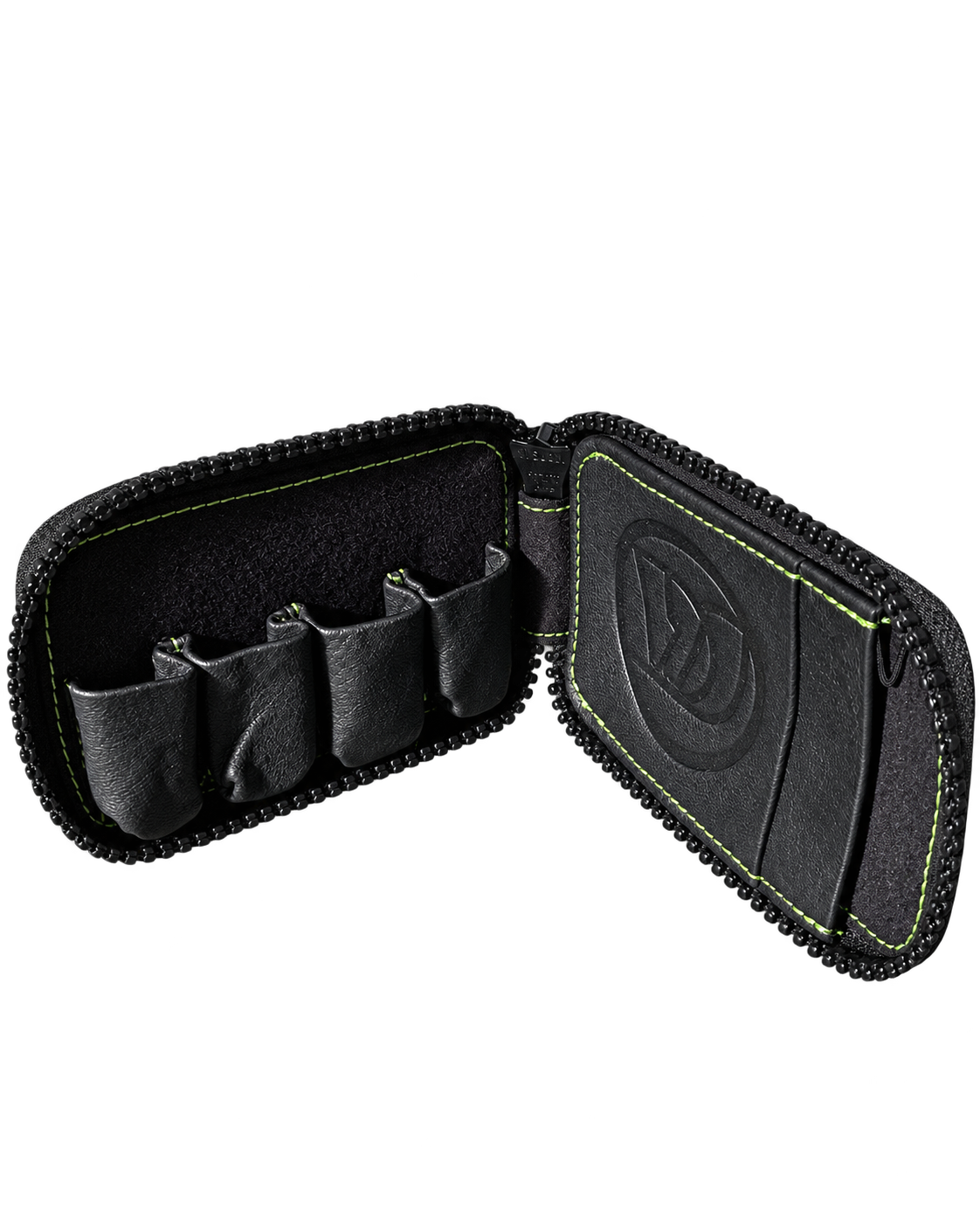 DJW 4 Pocket interior green stitching