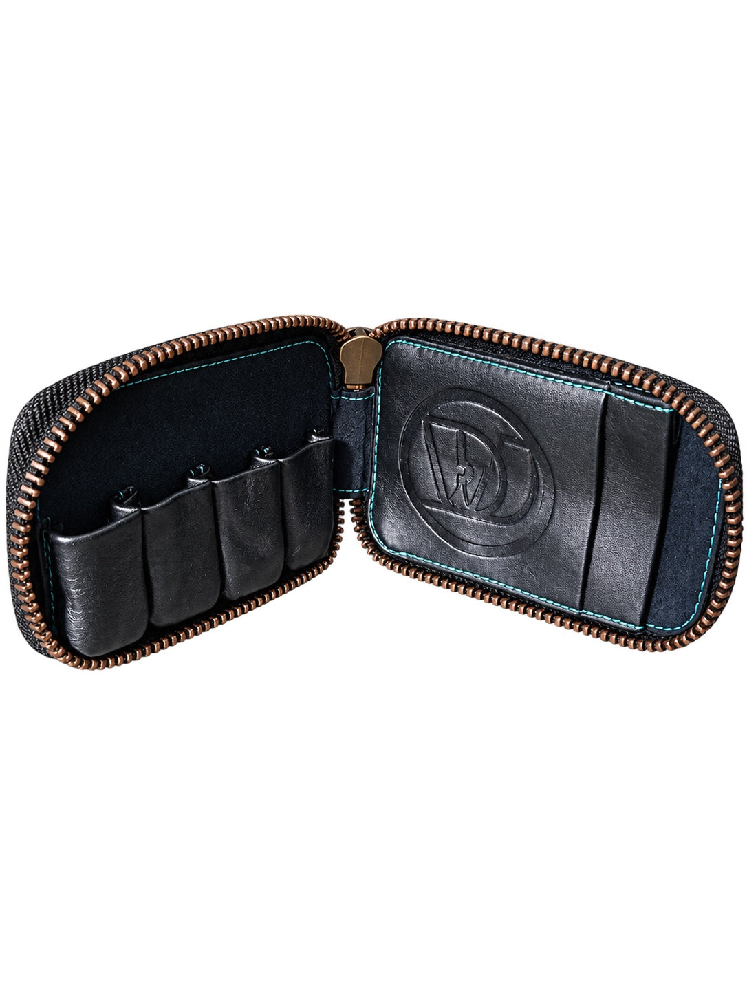 DJ Wallet 4 Pocket interior black turquoise